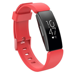 Replacement Wristband Strap Bracelet Band for Fitbit Inspire/Inspire HR/ACE 2, Red, Small