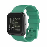 Replacement Strap Silicone Band Bracelet for Fitbit Versa 2/Versa Lite/Versa[Large Fits Wrist 7.1" - 8.7",Teal]