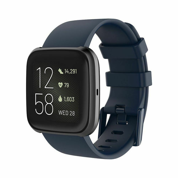 Replacement Strap Silicone Band Bracelet for Fitbit Versa 2/Versa Lite/Versa[Small Fits Wrist 5.5