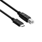 USB Type C to USB Type B Data Cable for HP Envy 100 410a All-In-One Printer