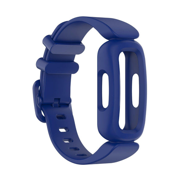 for Fitbit Ace 3 / Inspire 2 Replacement Silicone Band Strap Bracelet Wristband [Blue]