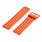 Replacement Strap Bracelet Silicone Band for Fitbit Versa 2/Versa Lite/Versa[Large Fits Wrist 7.1" - 8.7",Orange]