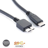 USB 3.0 to Type C 3.1 Data Cable For Camera Hard Drive MacBook DVD Laed