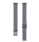 For Fitbit Luxe Strap Milanese Wrist Band Stainless Steel Magnetic[Grey]
