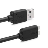 Hellfire Trading 3.0 USB Data Transfer Black Charger Power Cable for LaCie Porsche Design Mobile Drive