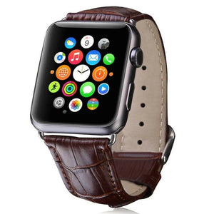 for Apple Watch Series 7 6 SE 5 4 38/40/41/42/44/45mm Leather Strap Band iWatch[38mm/40mm/41mm,Brown]