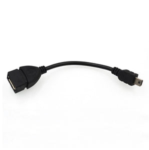 For Fujifilm FinePix Digital S3 USB Mini to USB Female OTG Cable Adapter
