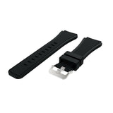 for Samsung Galaxy 42mm / 46mm Watch Wristband Bracelet Band Strap Silicone[42mm,Black]
